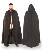 HERO Black - Men's Medieval Viking Hooded Cloak